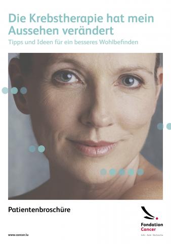 Cover Patientenbroschüre - Die Krebstherapie hat mein Aussehen verändert