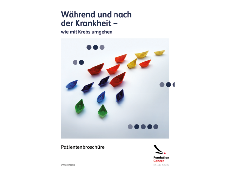 Cover Patientenbroschüre - Während und nach der Krankheit