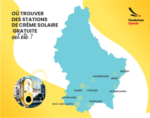 Les emplacements des stations de crème solaire gratuites en 2023